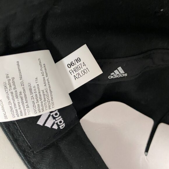 NWT Los Angeles Kings Hat Adidas Strapback Silver Black Big Logo Block Letters - Picture 9 of 11